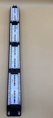 24 Port Cat6 Patch Panel | QUEST TECHNOLOGIES NPP-6024 Very Good  
