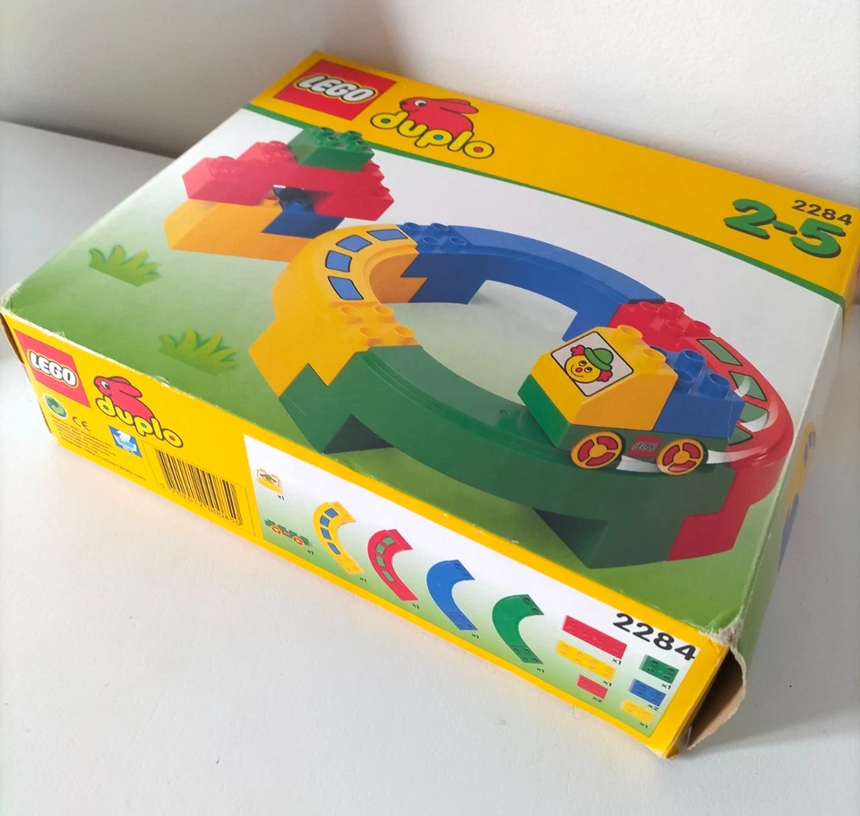 LEGO DUPLO 2284 Boîte verte complète – Jeu de construction 1½–5 ans Vintage - Photo 4/4