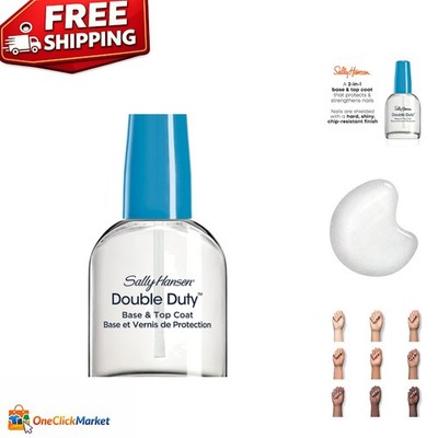 Professional Quality Quick Dry Base & Top Coat - Strengthening Nail Polish
