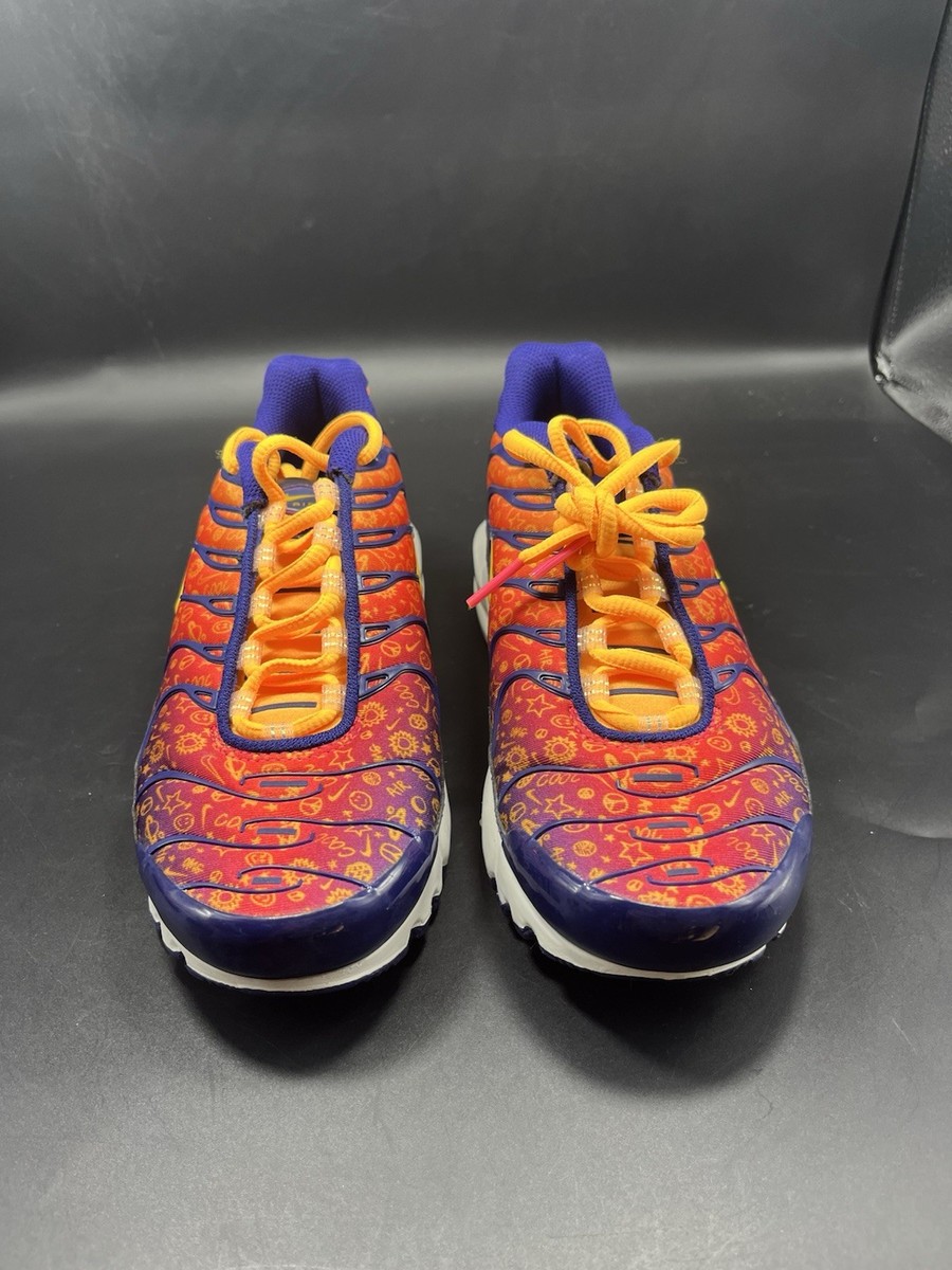 Nike Air Max Plus TN Purple Laser Orange CI9932 500 Size 4.5Y | eBay