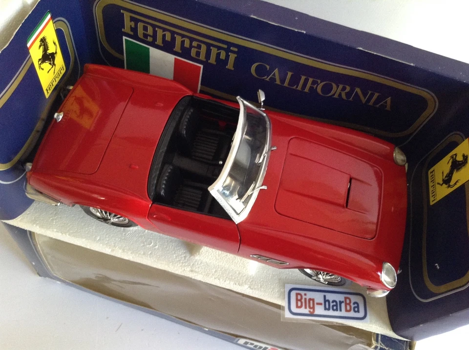 🔥Lot vintage🚗 POLISTIL TONKA FERRARI CALIFORNIA 1/16 TG 🔥🔥✨BLACK FRIDAY ✨🍂☕ - Immagine 4 di 4