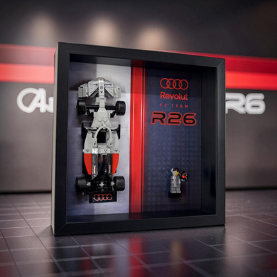Display Rahmen für LEGO  Speed Champions f1 Audi Revolut 77259 Rennwagen