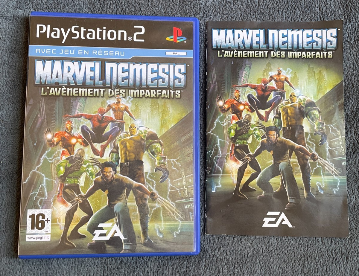 Marvel Nemesis L’avènement des Imparfaits sur Playstation 2 PS2 - FR cd TTBE