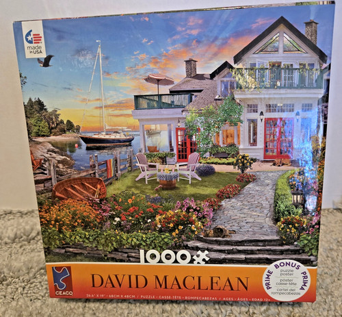 David Maclean 1000 Piece Jigsaw Puzzle Ceaco Series 3 Used -