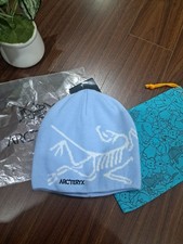 Arc'teryx Bird Head Toque Light Blue Beanie   Merino Wool Winter Hat NWT