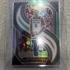 2024-25 Panini Select Anthony Edwards Minnesota Timberwolves Premier Prizm #130