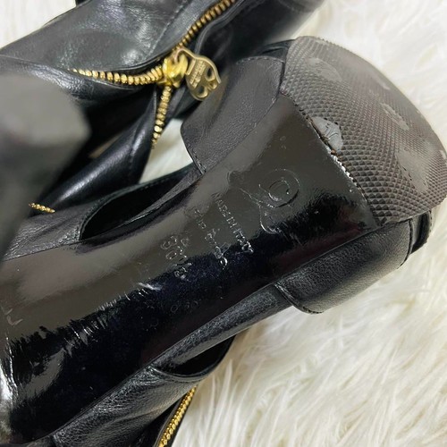Alexander McQueen Botines de Cuero Calavera con Cremallera para Mujer Negros EE. UU. 6,5 UK 4 UE 37 - Imagen 16 de 16