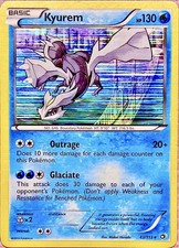 Kyurem 43/113 HOLO BLEED ERROR Holo Pokemon Card 2013 B&W Legendary Treasures LP on eBay