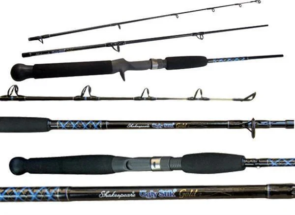 Ugly Stik Gold Baitcaster Fishing Rod - 5'6'' 4-8 kg 2 Piece USG-BC 562M 10-65g