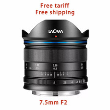 Venus Laowa 7.5mm f/2 for Micro Four Thirds Panasonic Olympus Blackmagic Black