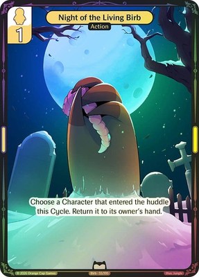 Vibes TCG  BIRB FOIL  Night of the Living Birb  - Birb & Pengu Card # 056