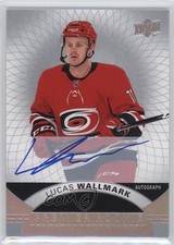 2017-18 Upper Deck Premier Rookie Silver Spectrum Tier 1 Lucas Wallmark Auto 2a8