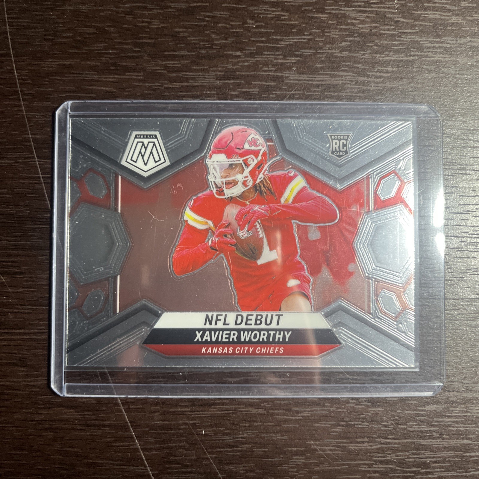 2024 Mosaic Xavier Worthy RC Rookie NFL Debut #285 Kansas City Chiefs