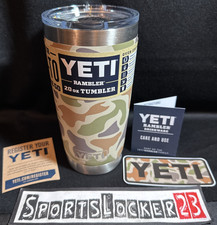 Yeti - Camo 20 oz Rambler Tumbler - Limited Edition w/ MagSlider RARE FAST SHIP