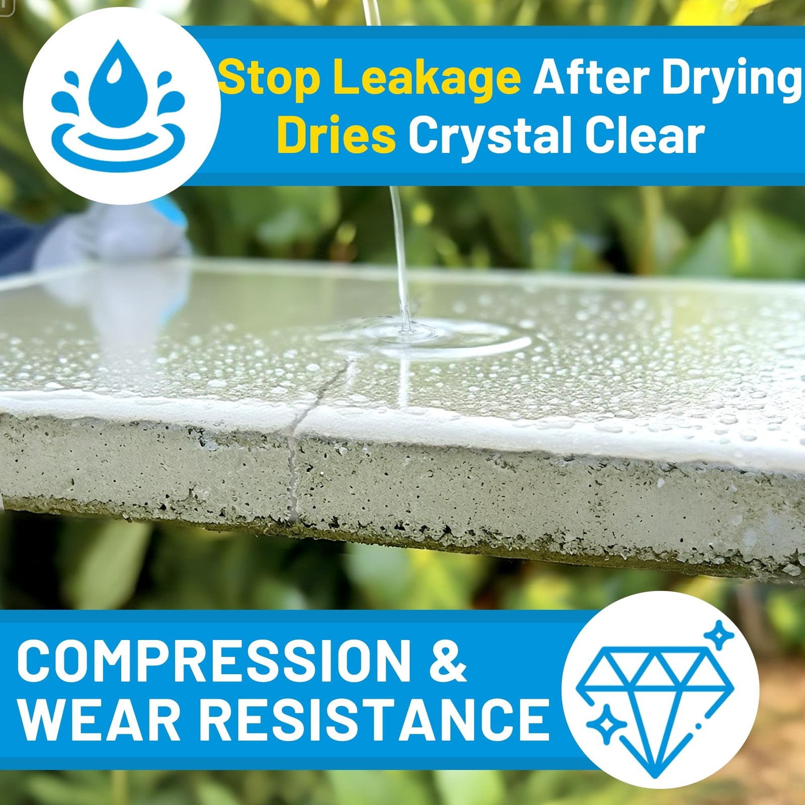 Liquid Waterproof Sealant, Invisible Water Proof Agent, Anti-Leakage Repairin...