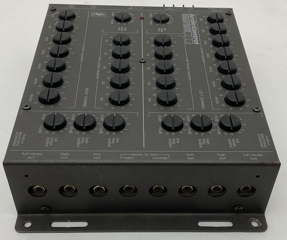 AUDIOCONTROL EQX SIX CHANNEL EQUALIZER CROSSOVER VERY OLD SCHOOL