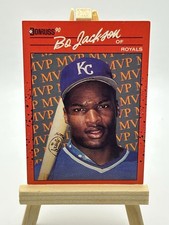 Donruss 1990 MVP Insert Bo Jackson Kansas City Royals BC-1 Baseball Card