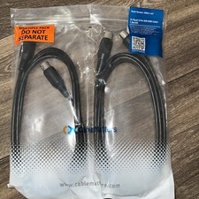 2-Pack 5 Pin DIN MIDI Cable, 5 Pin MIDI Cable - 6 Feet