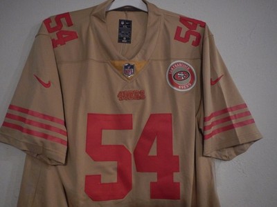 Buffaloes ユニフォーム クリーム色/赤 FRED WARNER # 54 SF 49ERS Nike Men's GOLD Jersey XXL | eBay