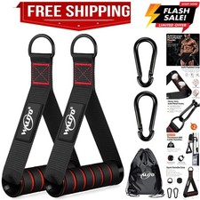 Exercise Handles, Replacement Cable Machine Attachments for Home Gym Equipmen...