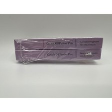 2 Pack Cuticle Oil Pusher Pen Lavender Scent 2ml 0.07fl oz Nail Care Set