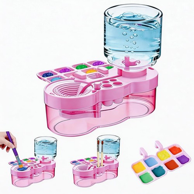 #ad Paint Brush Cleaner Tool Brush Washer Painting Station Paintbrush Cleaners ... $22.49