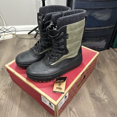 NEW VANS Standard Zip MTE Men's Snow Boots Raven / Black Mens Size 10