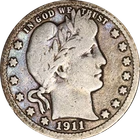 1911-S Barber Quarter