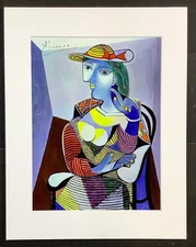PABLO PICASSO - Hand Signed Signature - FRAME READY  11x14 Matted Print