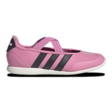 adidas Barreda Mary Jane - Girls' Grade School Carbon/Off White/Bliss Pink