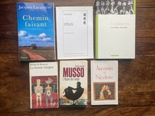 6 French Books - Lacarri�re, Musso, de Beavoir, Frank�tienne, Segalen