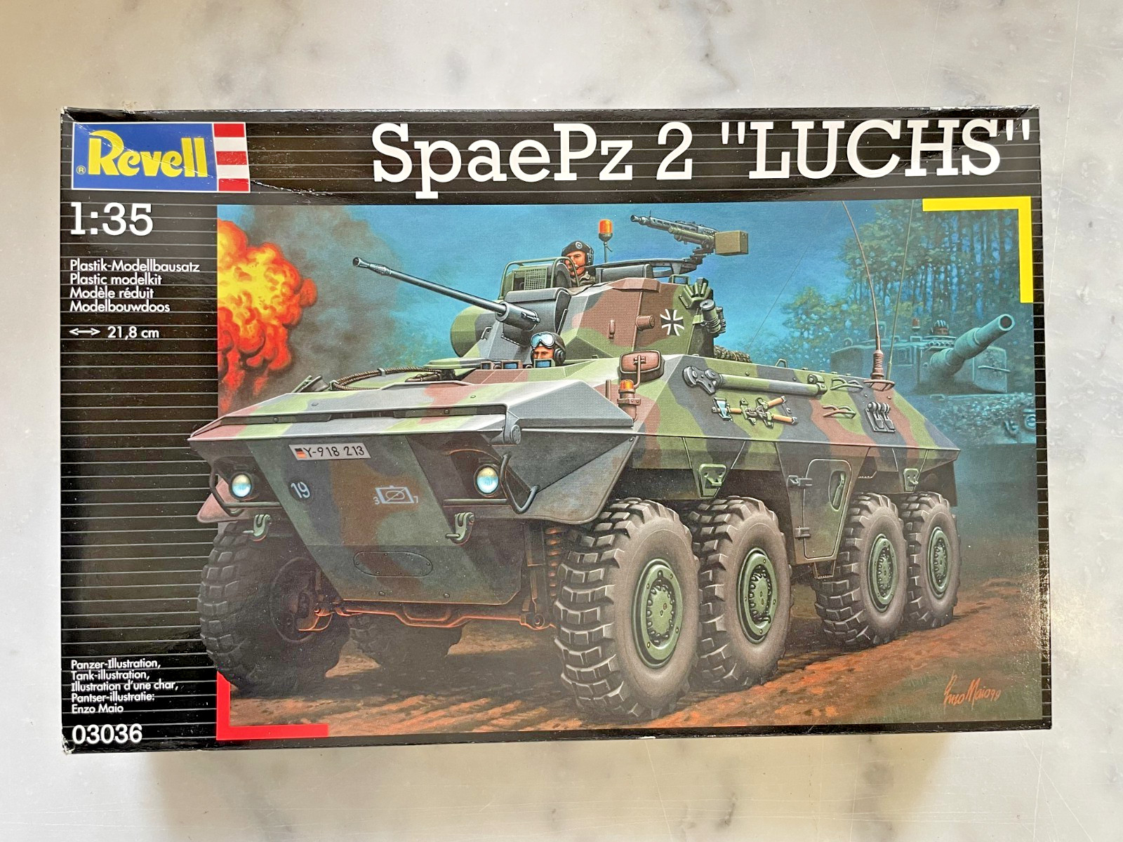 Maquette Revell 03036 SpPz 2 Luchs A1 A2 char blindé 1/35 pour modéliste