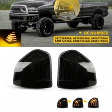 Sequential Back LED Side Mirror Signal Turn For Light 2010-2018 2500 DODGE RAM
