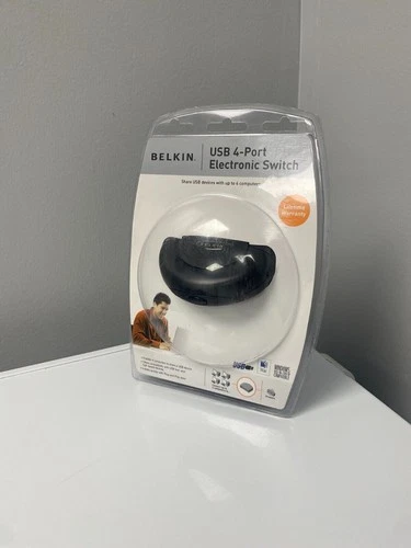 Belkin 4-Port USB Electronic Switch F1U200V - Picture 1 of 1