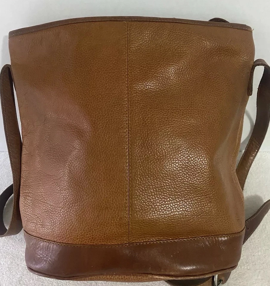 Bandolera de cuero Unisa Brasil marrón boho vintage Foto 3 de 4