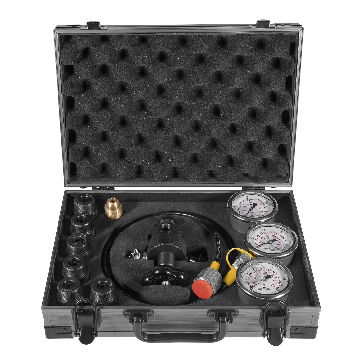 GK-01 Hydraulic Nitrogen Pressure Gauge Test Kit, Nitrogen Accumulator Gas Charg