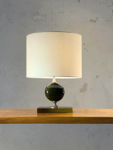 1970 PHILIPPE BARBIER LAMPE POST-MODERNISTE SHABBY-CHIC NEO-CLASSIQUE Pergay - Picture 2 of 14