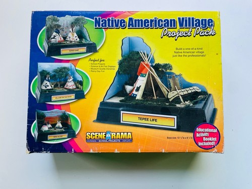 Woodland Scenics SP4280 Native American Village Project Pack Homeschool Diorama