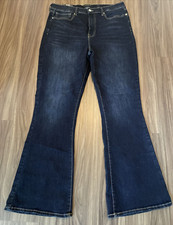 Lucky Brand High Rise Flare Stevie Women's Jeans Size 16  36x32 Stretch NEW 