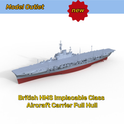 MRY-SFW 1/350 British HMS Implacable Class Aircraft Carrier Fullhull 611S