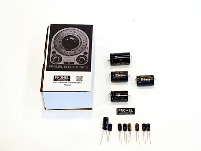 Fromel Recap Kit for Fender Custom Vibrolux Reverb - Black Panel