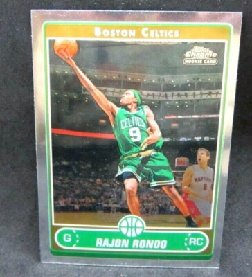 Rajon Rondo RC 2006-07 Topps Chrome Layup Pose Rookie Card#201!Celtics ...