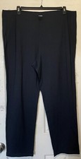 pure J. Jill women plus size 2X slim leg pants stretch full knit pants Blue new