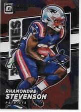 (135) 2021 Donruss Optic Rookie Gridiron Kings #20 Rhamondre Stevenson