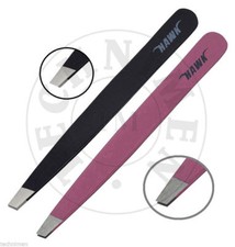 2 x FACIAL EYEBROW HAIR REMOVING BEAUTY PINZETTEN PINZAS SLANTED TIP TWEEZERS