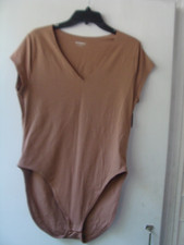 NWT Old Navy Women's Short Sleeve Cotton Bodysuit , Size XL