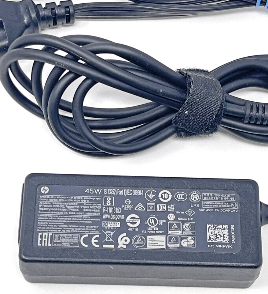 Genuine Original HP AC Power Adapter L25296-003 Used Tested Works 19.5 V 2.31 A - Image 2 of 3