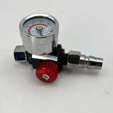 G1/4” Spray Paint Gun Air Pressure Regulator Gauge Pneumatic Tool Accessory