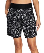 NWT Lands' End Women Comfort Waist Swim Shorts Panty Liner Size 10P 80 JK654