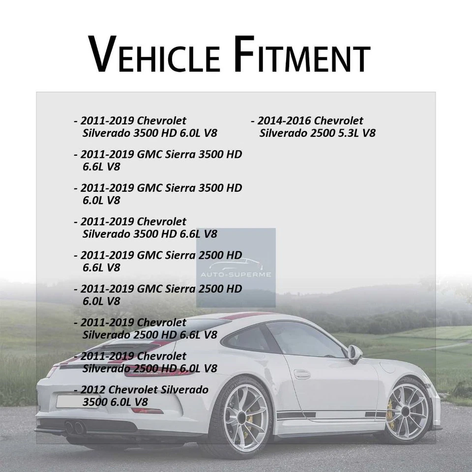 2x Kit de pinos de pinça de freio a disco traseiro para GMC Sierra 3500 HD 6.0L 2011-2019 - Imagem 2 de 4